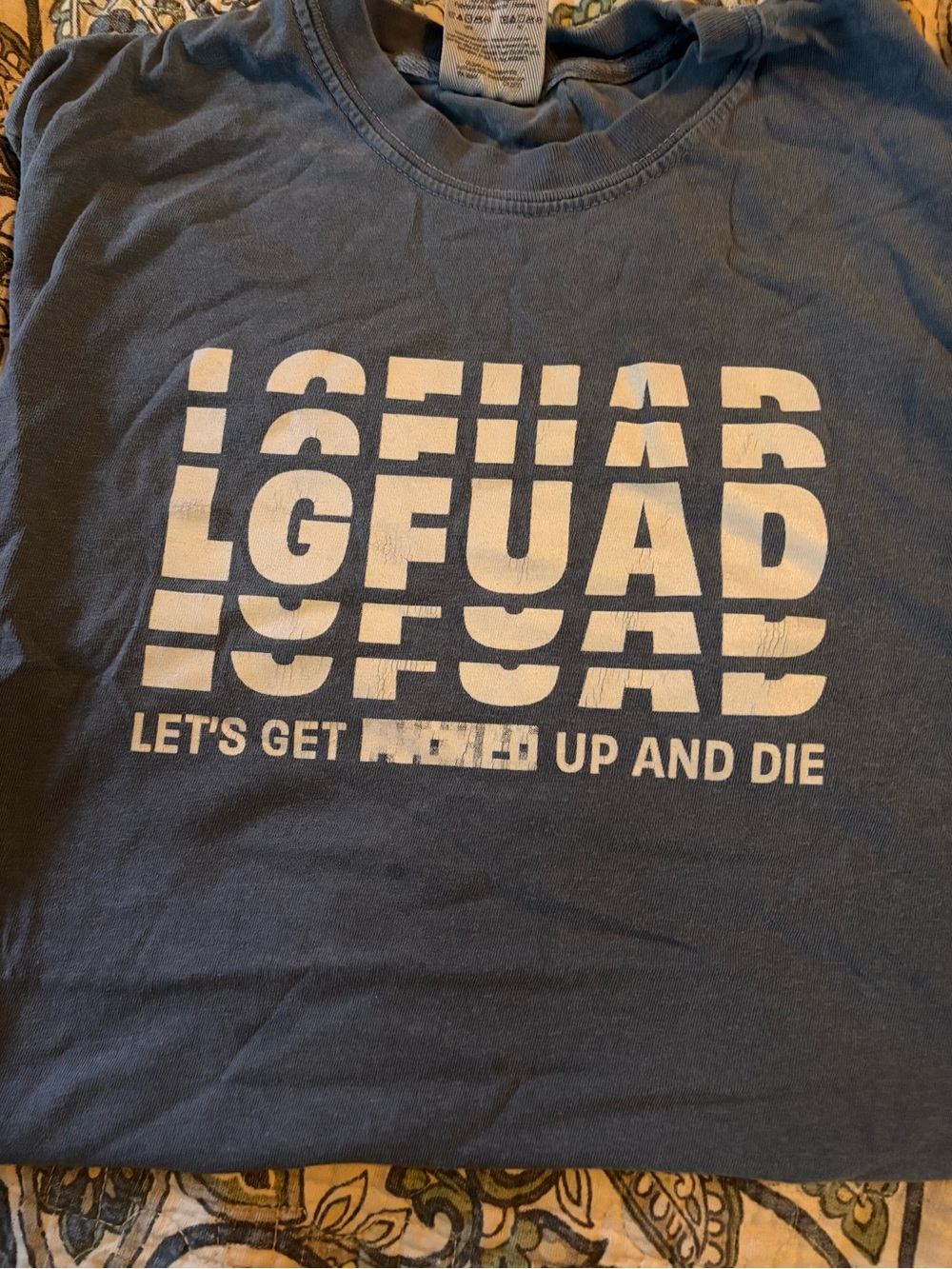 Comfort Colors Blue LGFUAD Graphic Tee